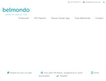 Tablet Screenshot of belmondo.com