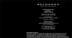 Desktop Screenshot of belmondo.de